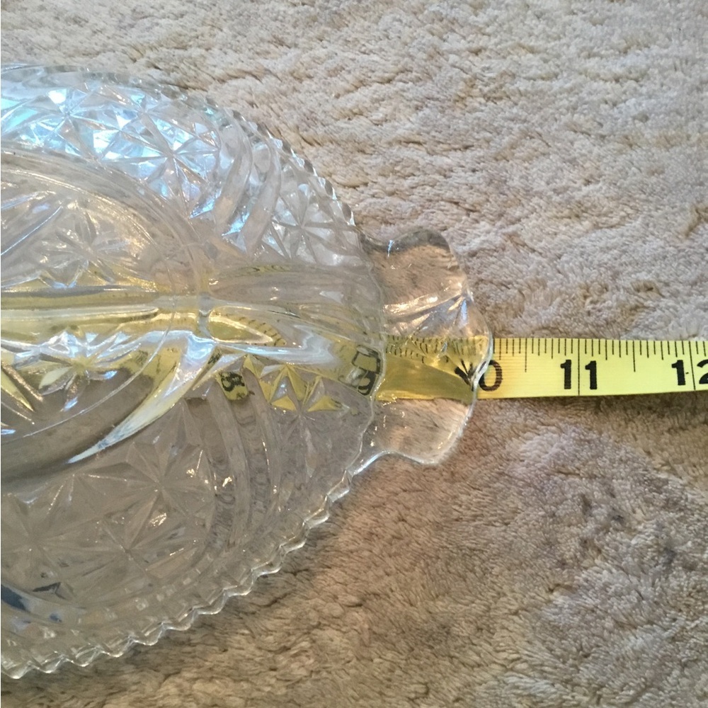 Anchor Hocking Clear Glass Relish Dish Vintage - Picture 4 of 5